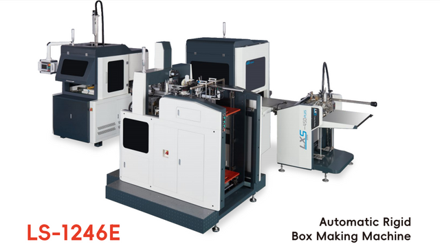 Fully Automatic Rapid Transfer High-definition Positioning Accurate High-precision Rigid Box Making Machine