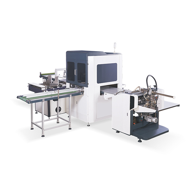 Semi-automatic Box Gluing Equipment for Hard Cover and rigid Boxes
