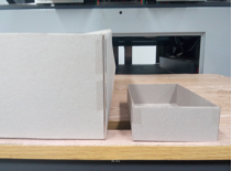 Automatic Cardboard Grey Board Four Side Corner Pasting Machine