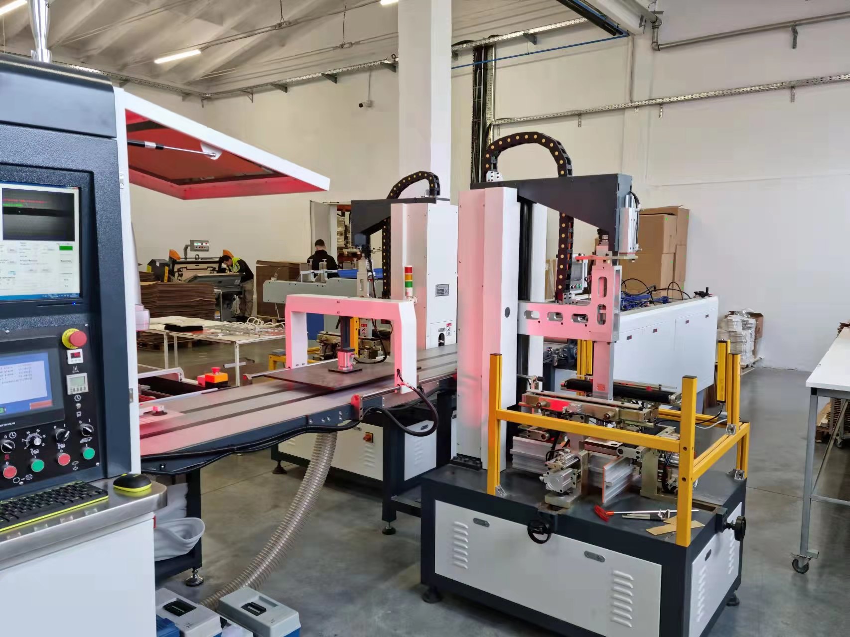 Semi-automatic Box Gluing Equipment for Hard Cover and rigid Boxes