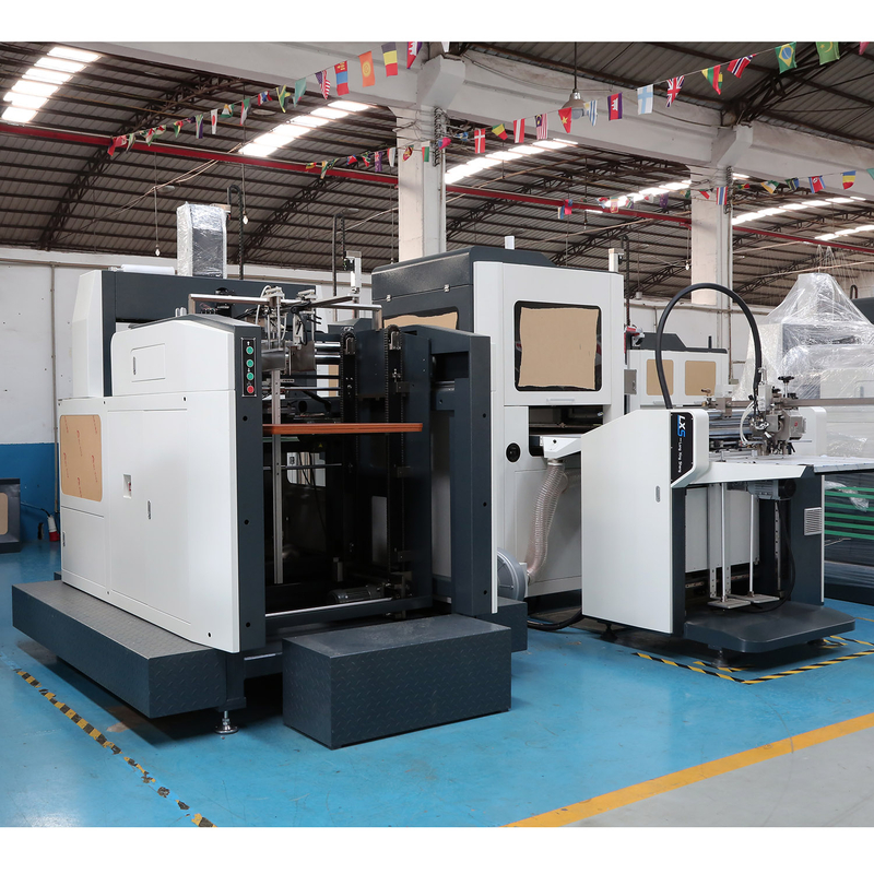 Double Forming System Automatic Rigid Box Packing Machine