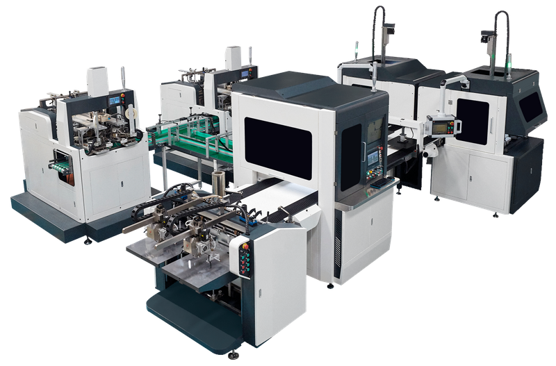 Fully Automatic Double Duty Rigid Box Packaging Machine for Gift Box Packaging Industry