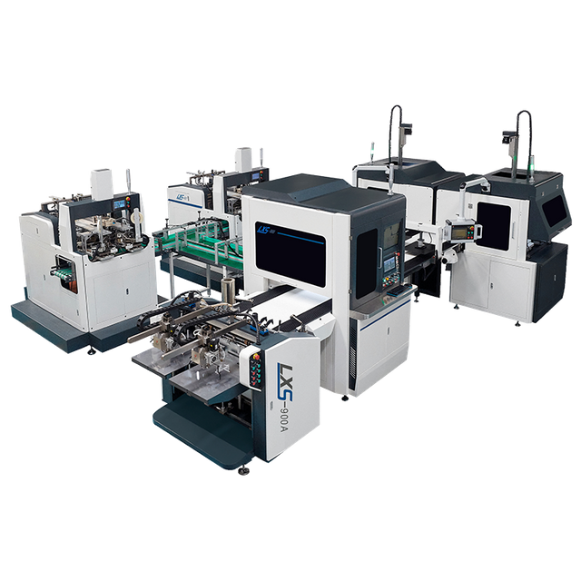 Bi-Channel Intelligent Fully Automatic Rigid Box Making Machine 