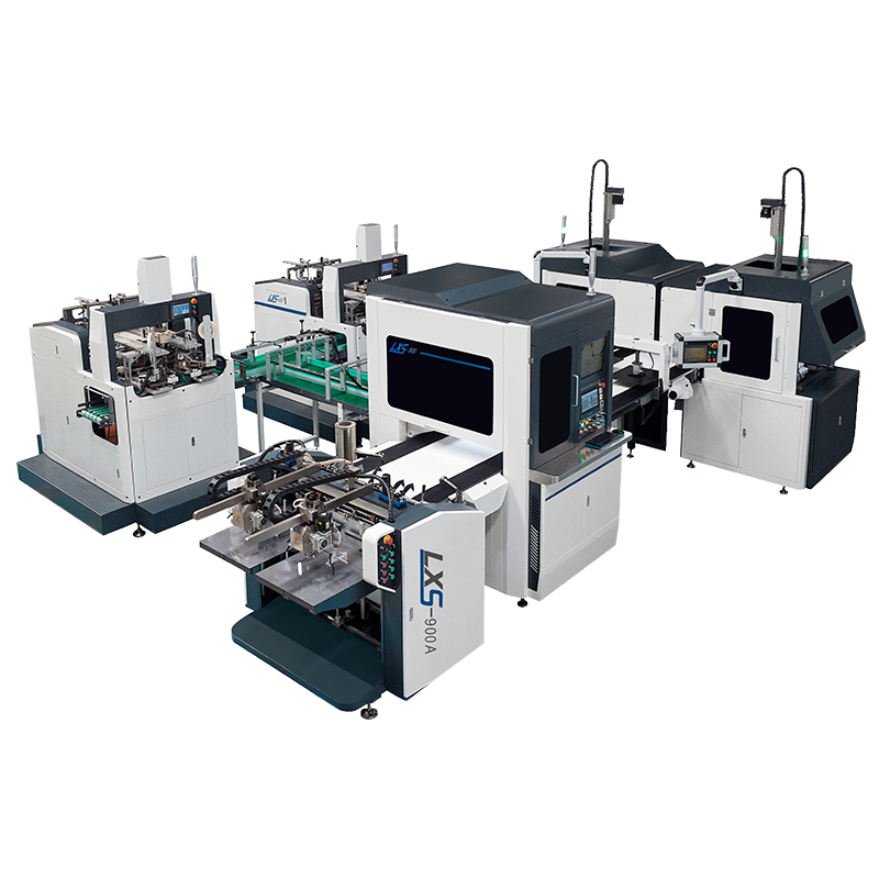 Bi-Channel Intelligent Fully Automatic Rigid Box Making Machine 