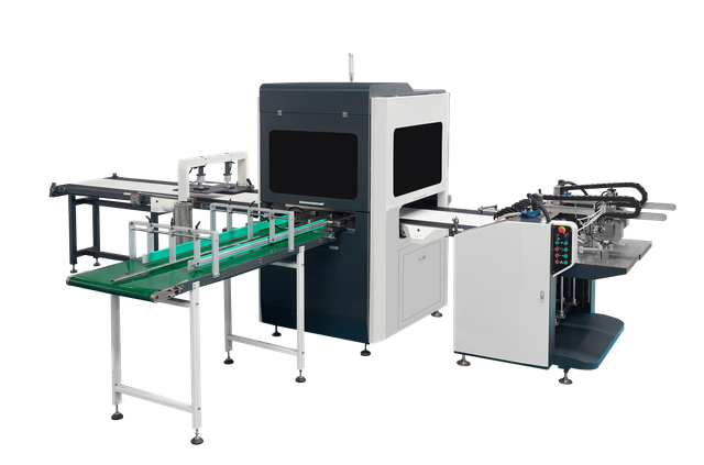 Semi Automatic Rigid Box Gluing Machine for Box & Book Cover Making